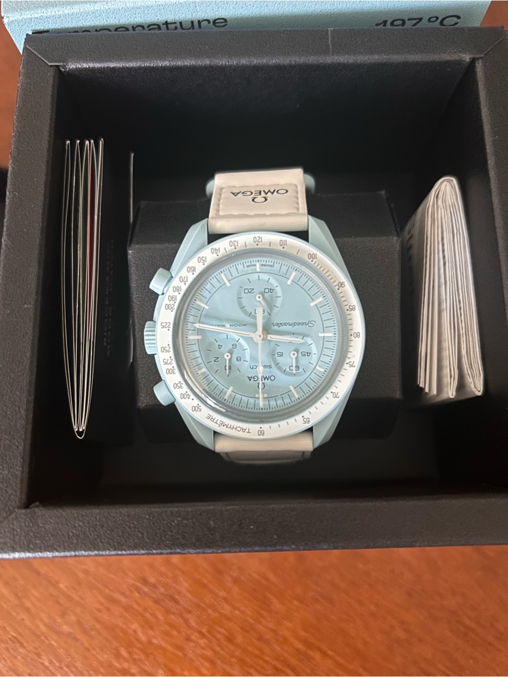 OMEGA X Swatch Speedmaster MoonSwatch Uranus - Picture 2 of 9